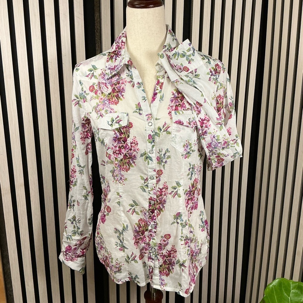 BUFFALO David Britton Floral Women's Top, Sz M